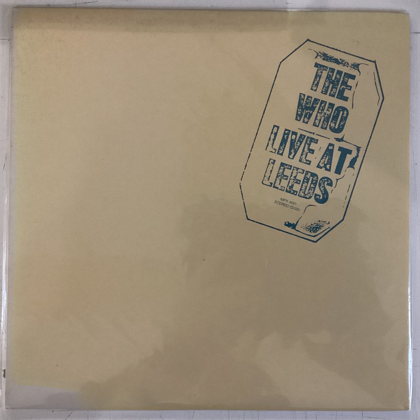 WHO = LIVE AT LEEDS (JAPAN 1980) (USED)
