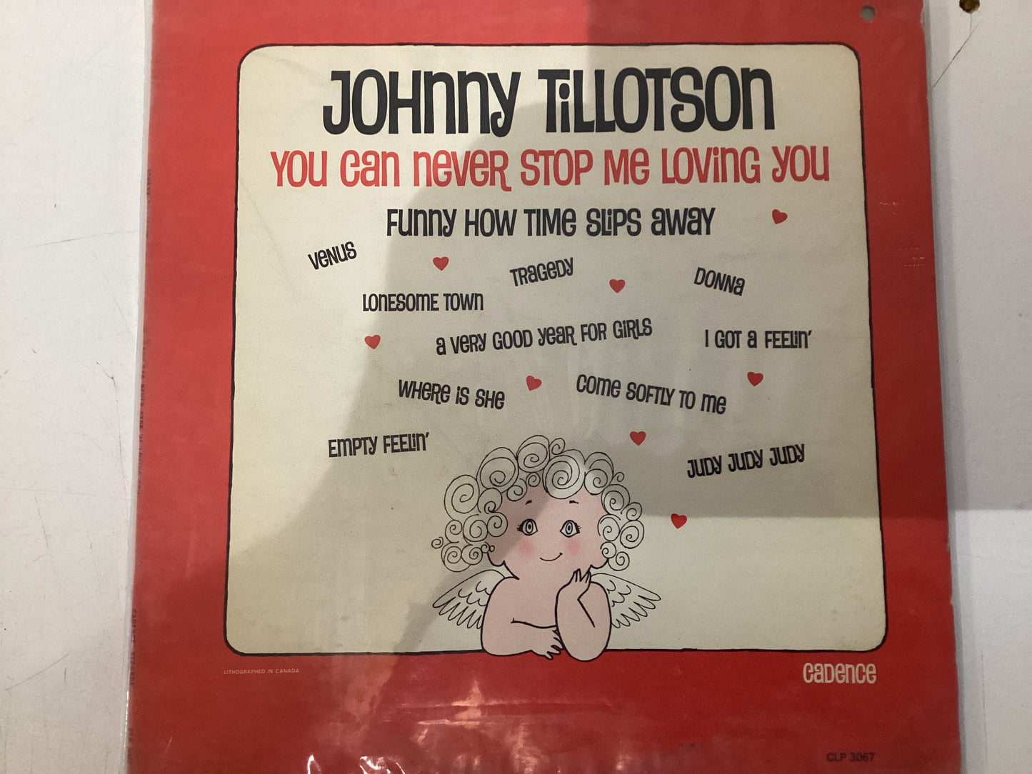 TILLOTSON, JOHNNY = YOU CAN NEVER STOP ME LOVING YOU (USA 1963) (USED)