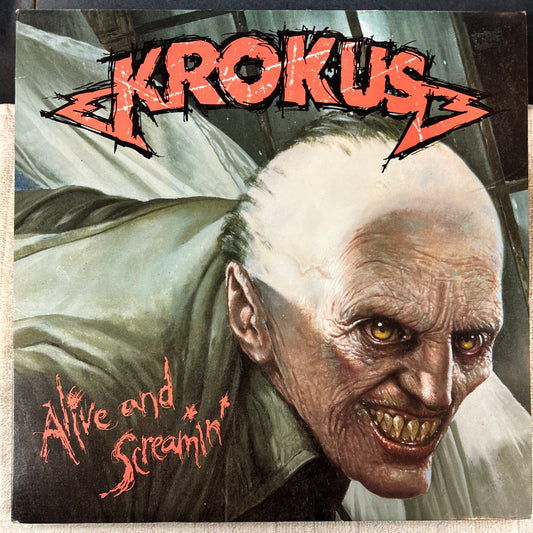 KROKUS = ALIVE AND SCREAMIN' (CDN 1986) (USED)