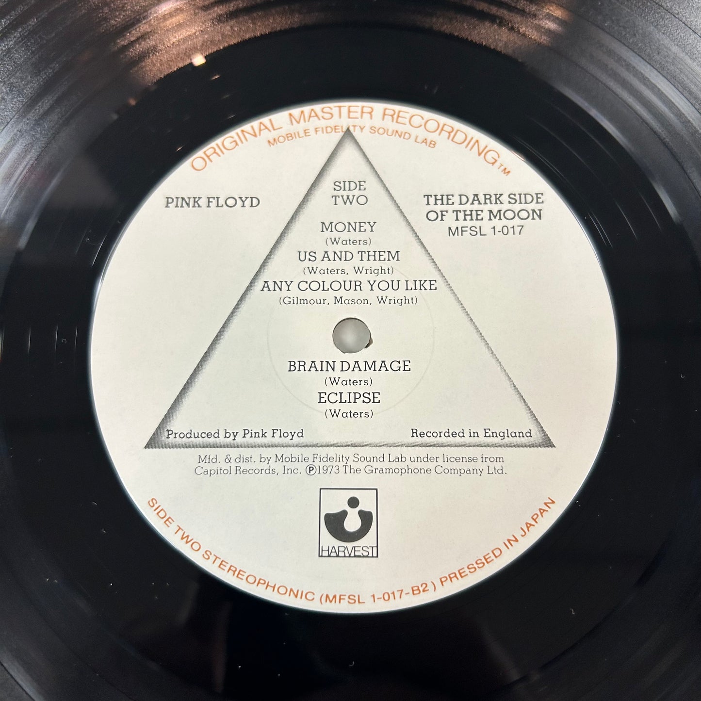 PINK FLOYD = DARK SIDE OF THE MOON (MOFI) (US 1979) (USED)