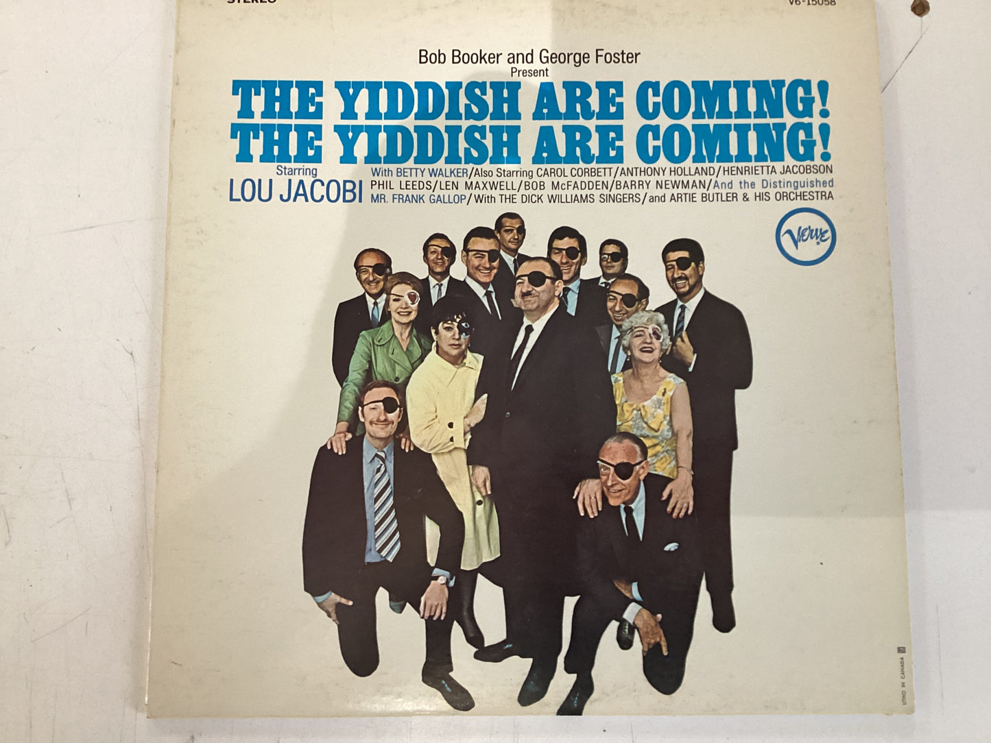 THE YIDDISH ARE COMING = OST (CDA 1967) (USED)