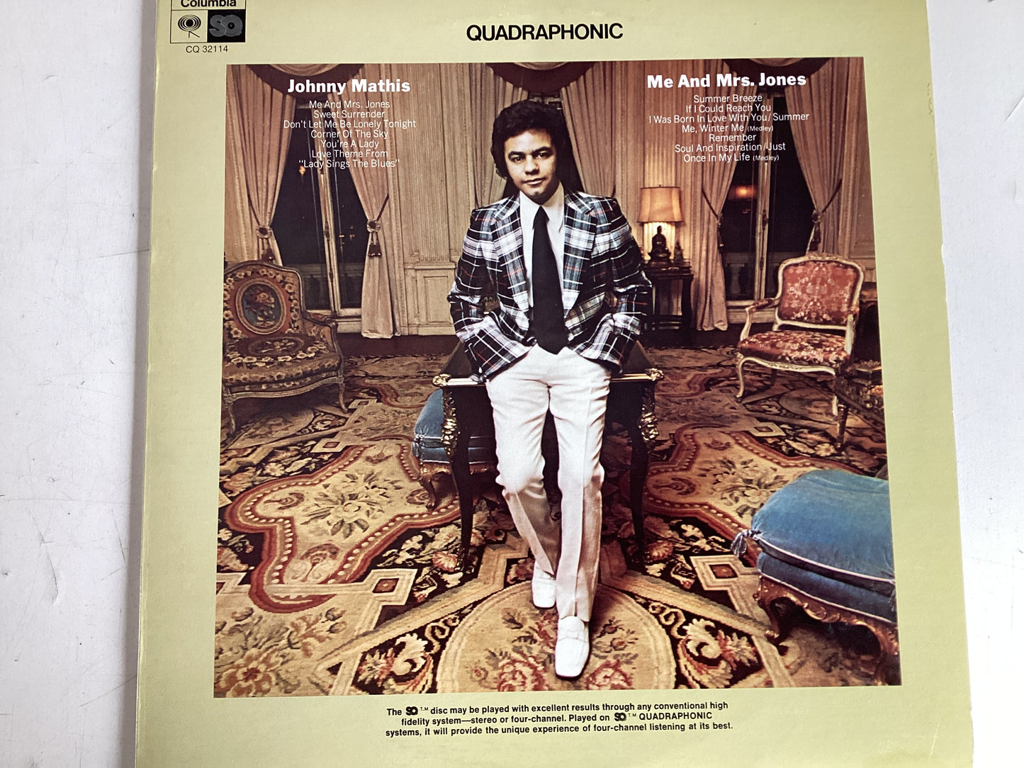 MATHIS, JOHNNY = ME AND MRS. JONES (USA 1973) (USED)