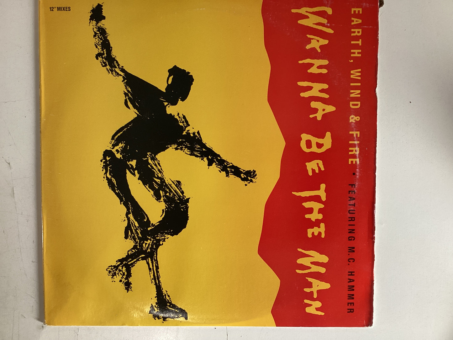EARTH, WIND AND FIRE = WANNA BE THE MAN (USA 1990) (USED)