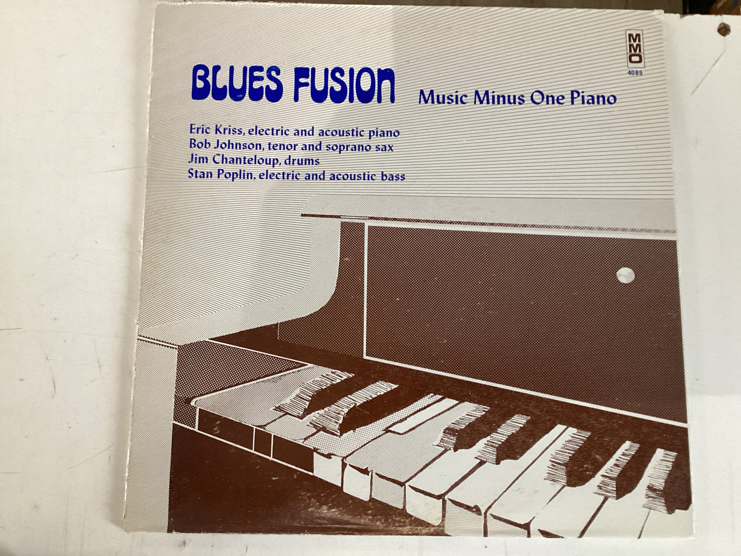 BLUES FUSION = MUSIC MINUS ONE PIANO (USA 1975) (USED)