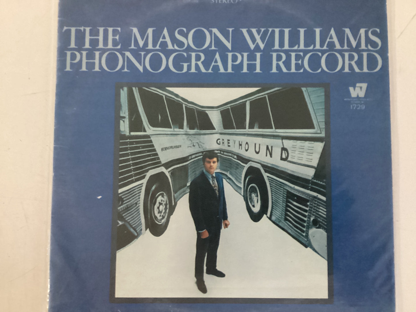 THE MASON WILLIAMS PHONOGRAPH RECORD = GREYHOUND (CDA 1968) (USED)