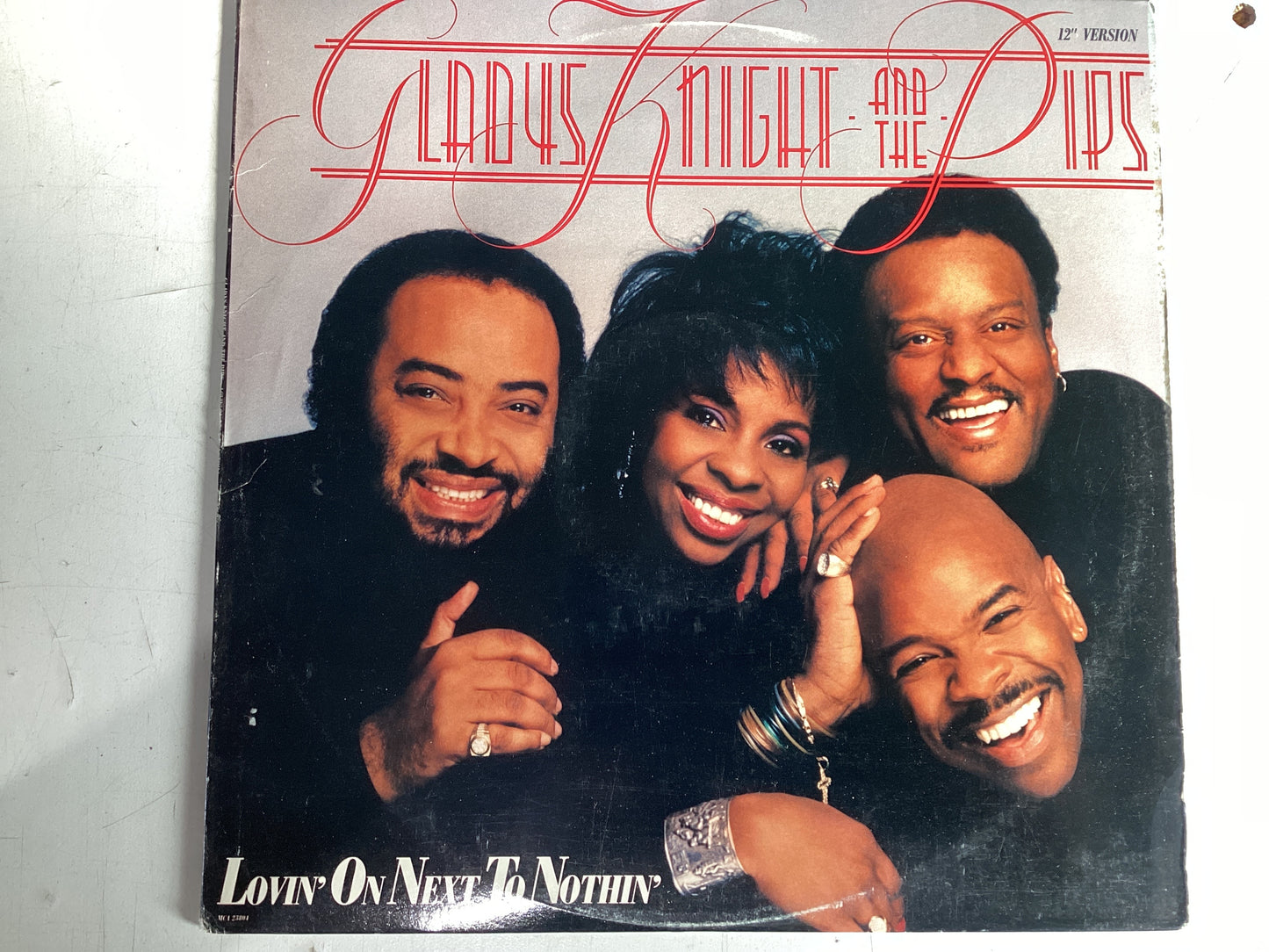 GLADYS NIGHT AND THE PIPS = LOVIN’ ON NEXT TO NOTHIN’ (USA 1988) (USED)