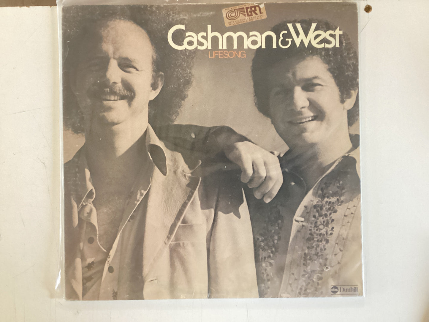 CASHMAN & WEST = LIFESONG (USA 1974) (USED)