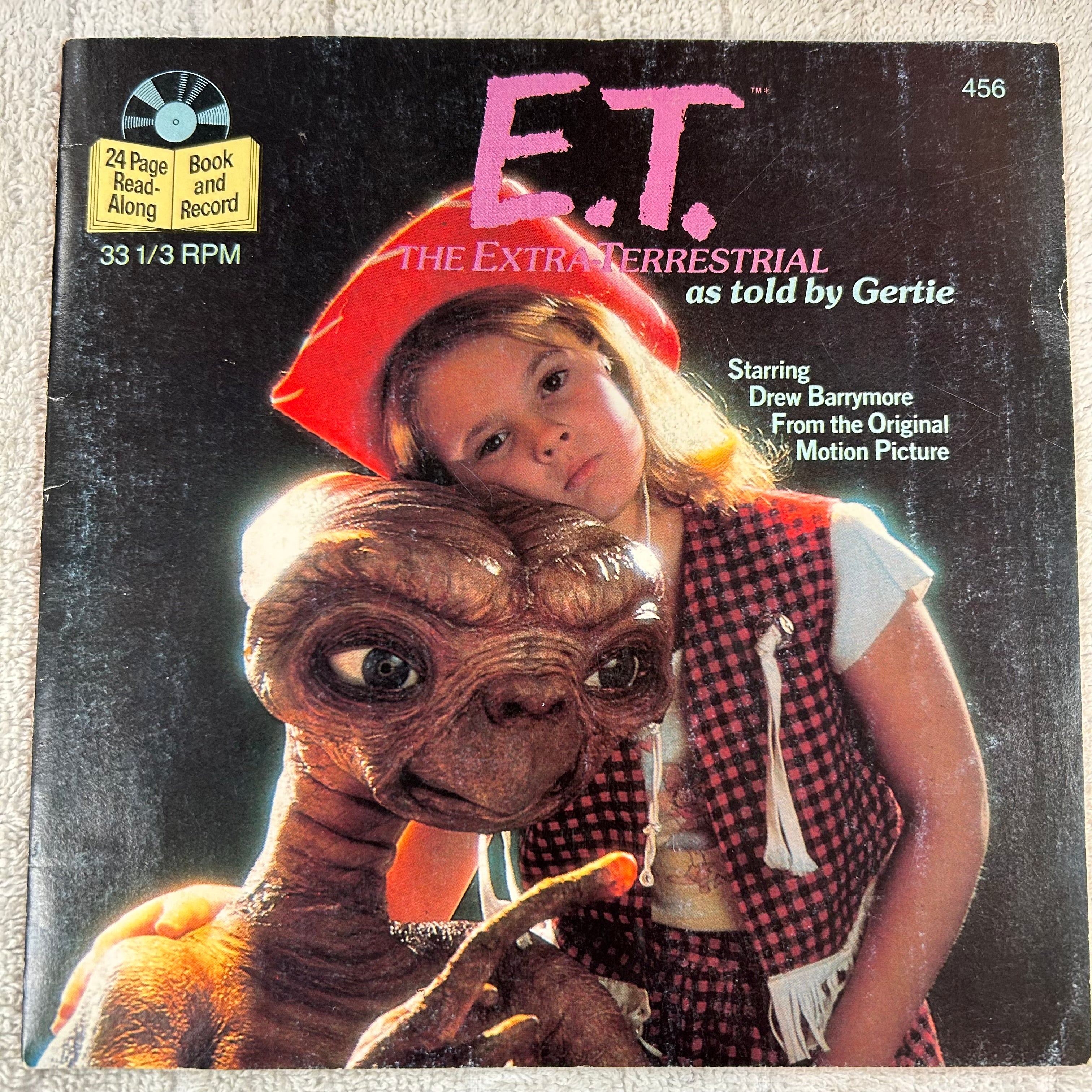 E.T. AS TOLD BY GERTIE (7 IN./STORYBOOK) (US 1982) (USED)