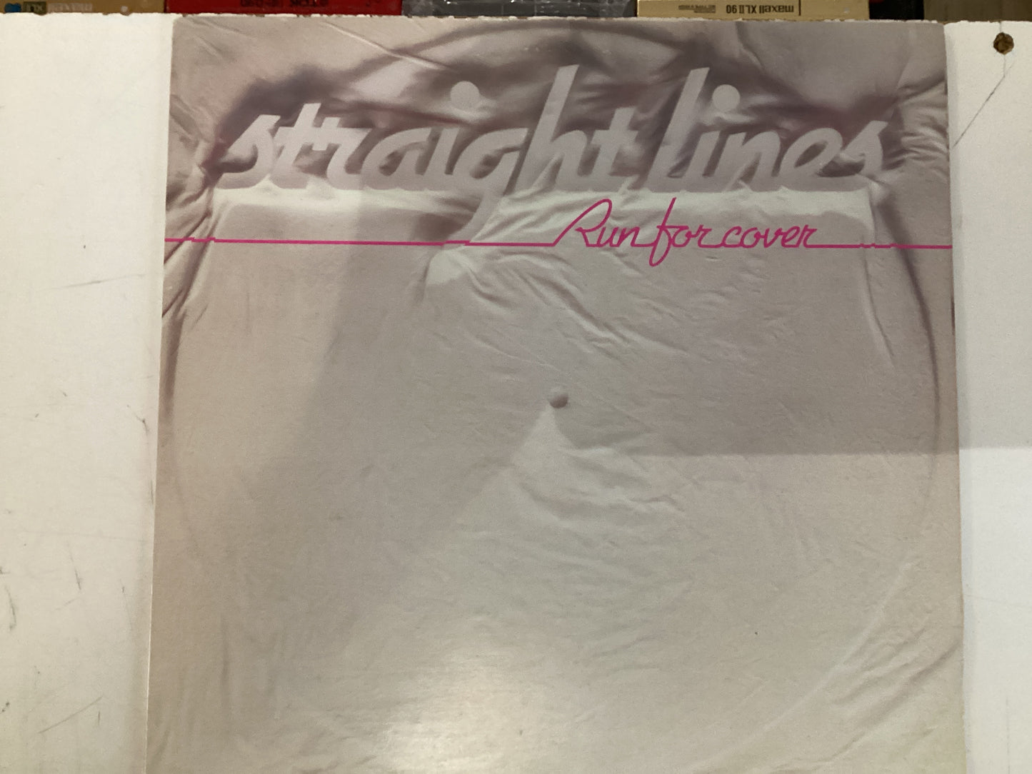 STRAIGHT LINES = RUN FOR COVER (CDA 1981) (USED)