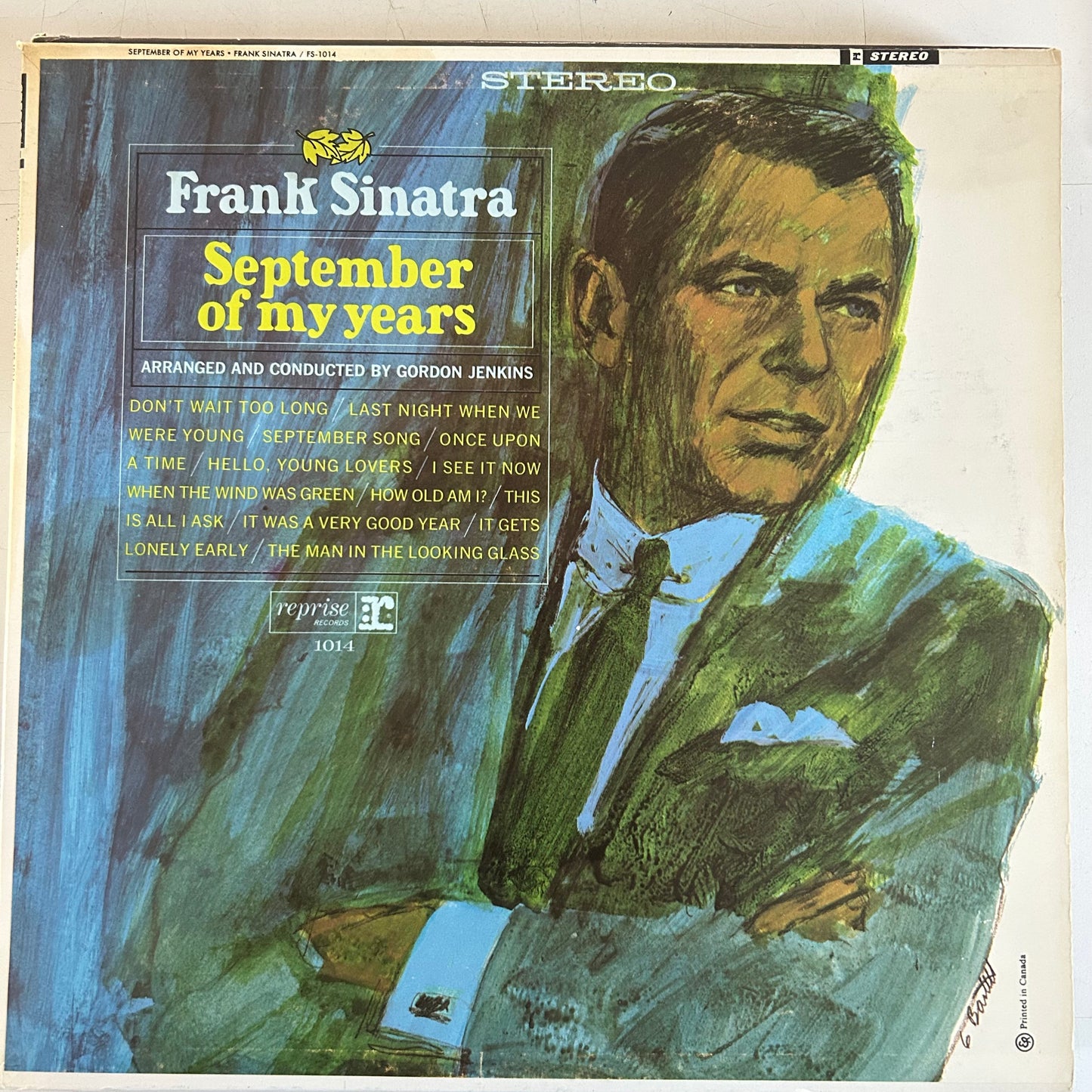SINATRA, FRANK = SEPTEMBER IN MY YEARS (CDN 1965) (USED)