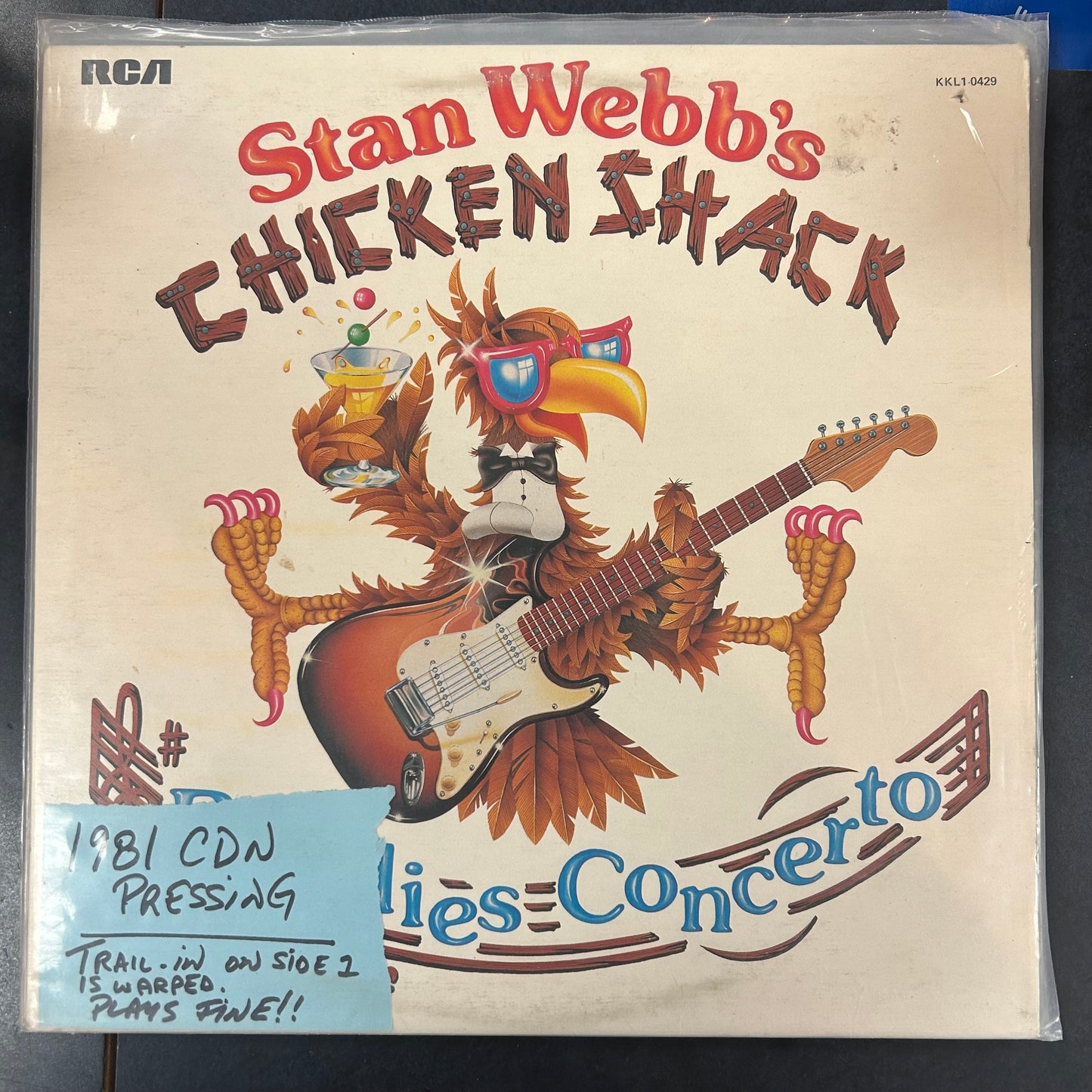 WEBB, STAN 'S CHICKEN SHACK = ROADIES CONCERTO (CDN 1981) (USED)