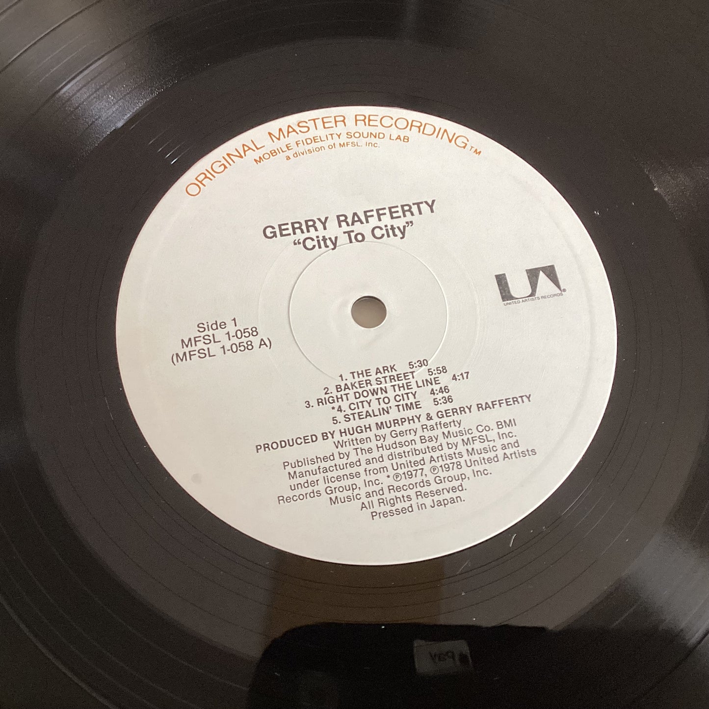 RAFFERTY, GERRY = CITY TO CITY (MOFI) (US 1981) (USED)