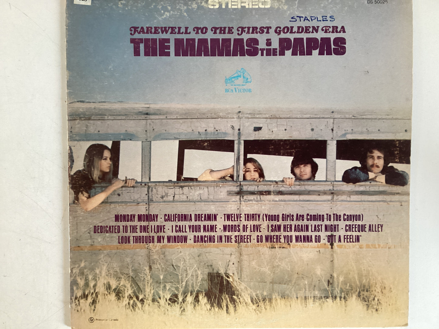 THE MAMAS & THE PAPAS = FAREWELL TO THE FIRST GOLDEN ERA (USA 1967) (USED)