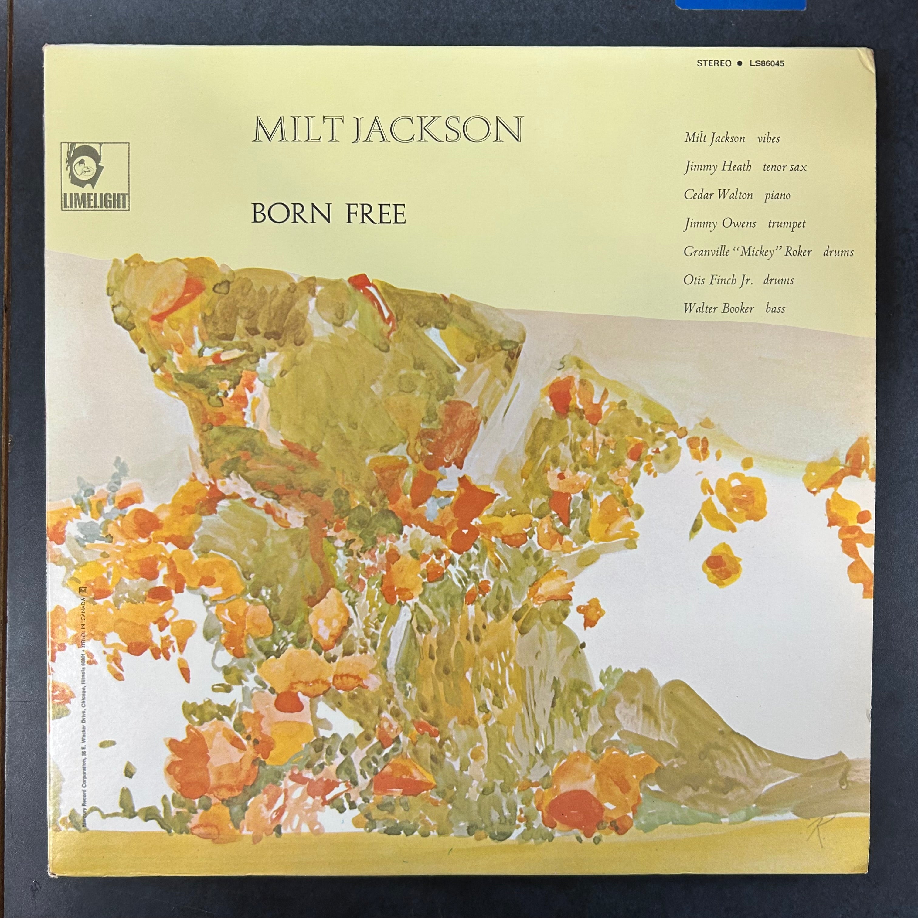 JACKSON, MILT = BORN FREE (CDN 1968) (USED)