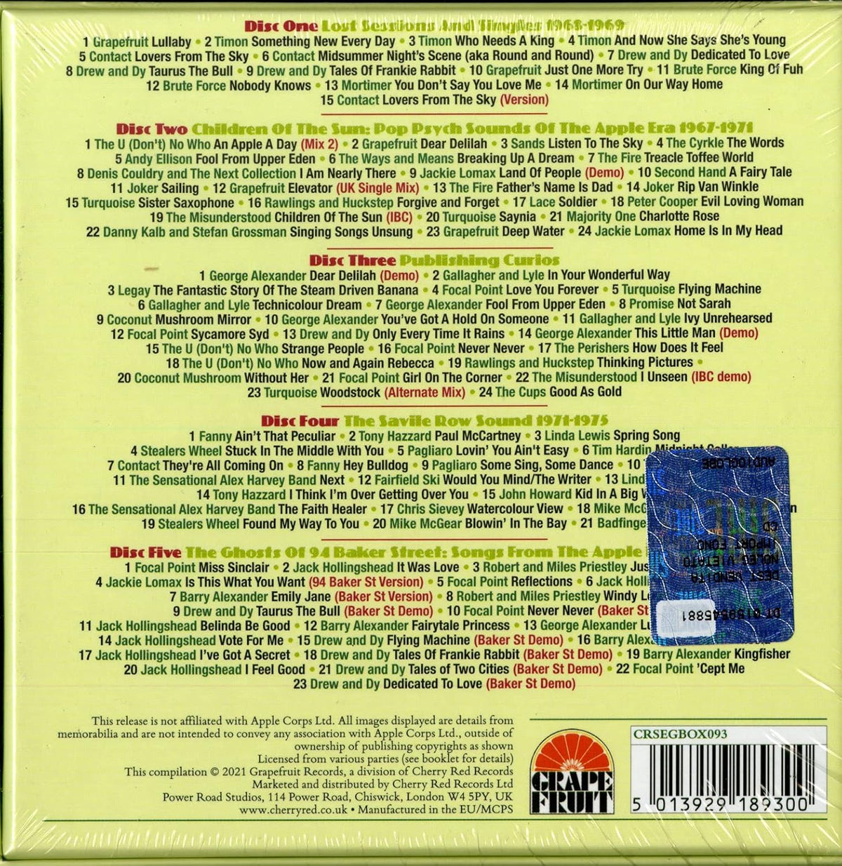 GOOD AS GOLD: ARTEFACTS FROM THE APPLE ERA 1967-75 (CD)