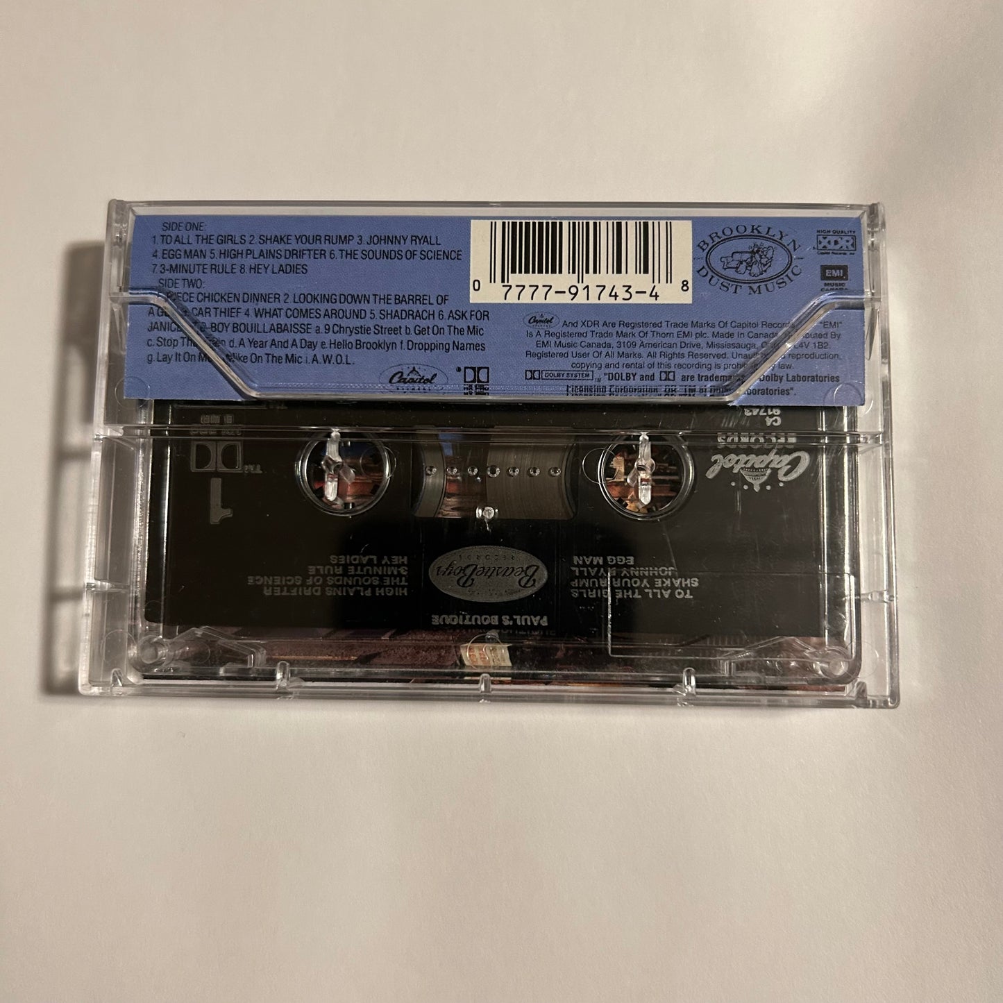 BEASTIE BOYS = PAUL’S BOUTIQUE (CDN 1989) (USED CASSETTE)