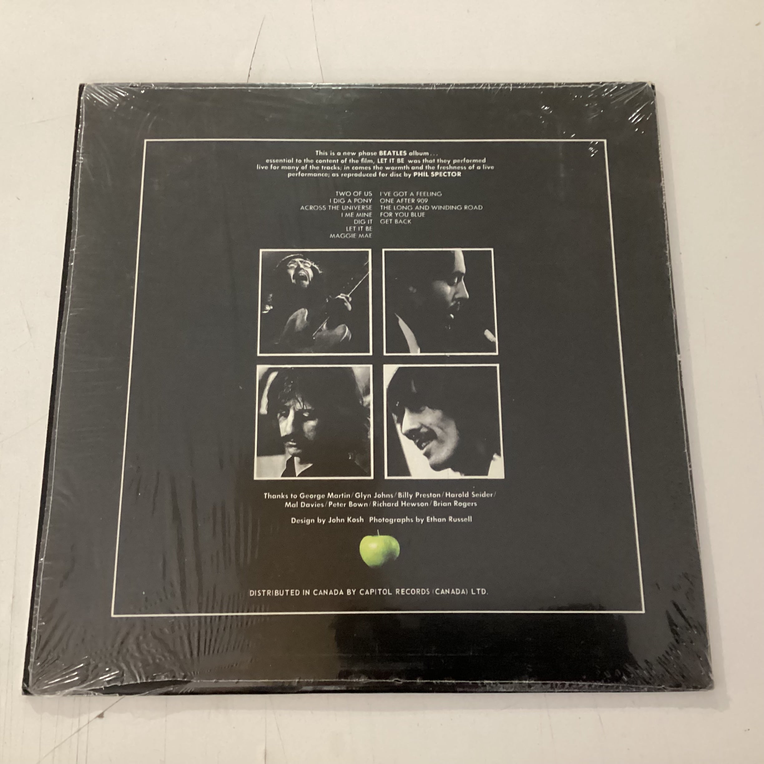 BEATLES = LET IT BE (BOX + BOOK) (CDN 1970) (USED)
