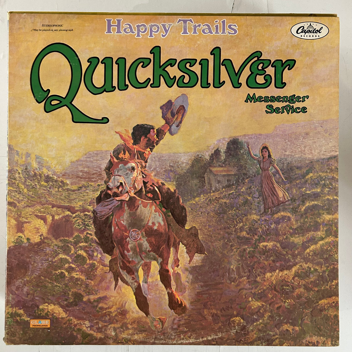 QUICKSILVER MESSENGER SERVICE = HAPPY TRAILS (CDN 1972 REISSUE) (USED)