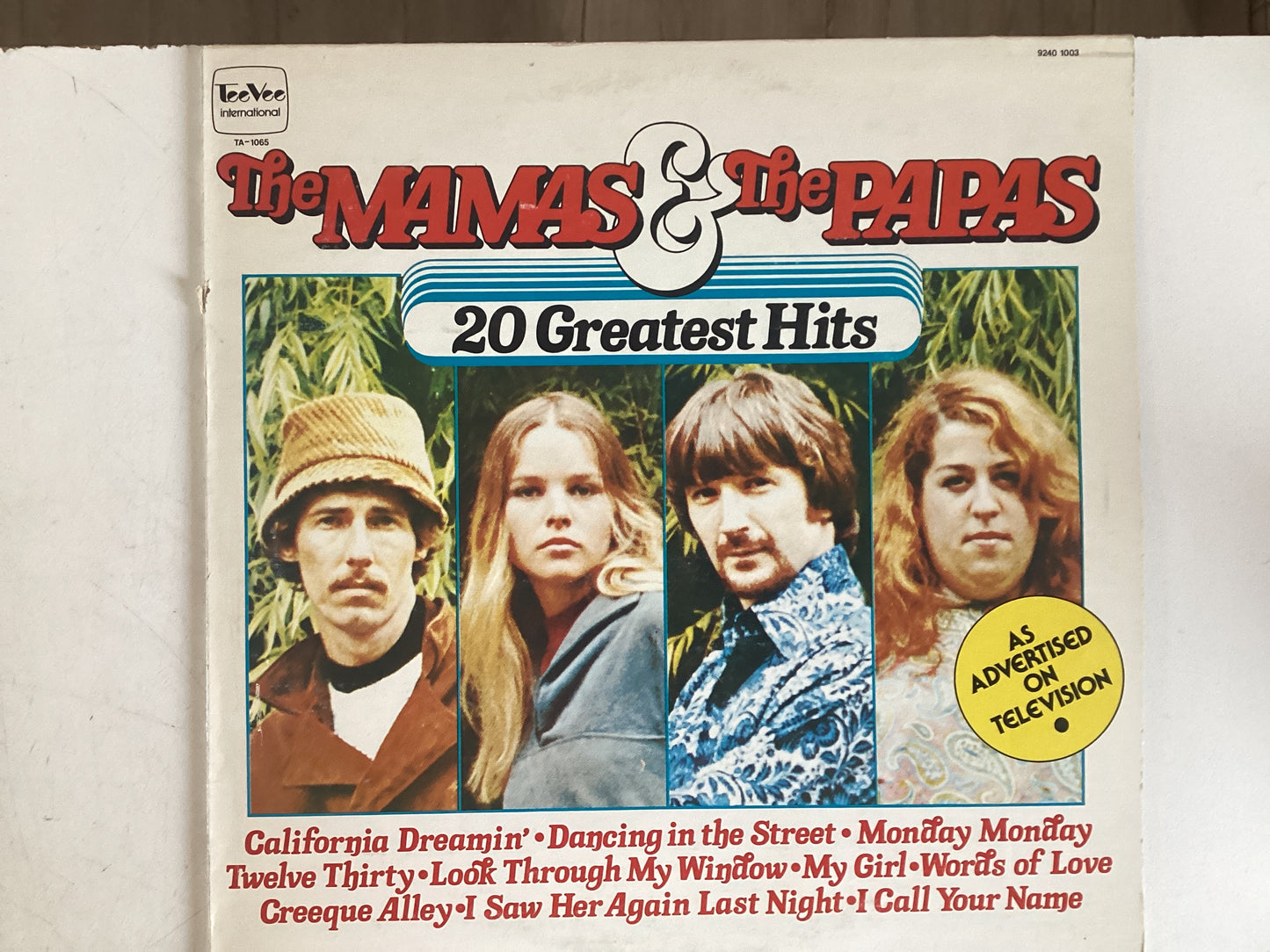 THE MAMAS & THE PAPAS = 20 GREATEST HITS (USA 1977) (USED)