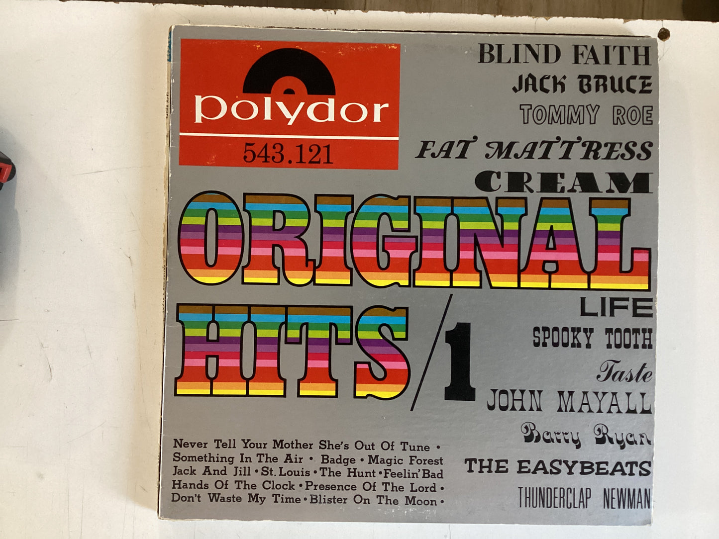 ORIGINAL HITS = CREAM AND OTHERS (CDA 1969) (USED)