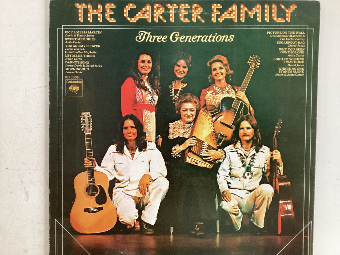 THE CARTER FAMILY = THREE GENERATIONS (CDA 1974) (USED)
