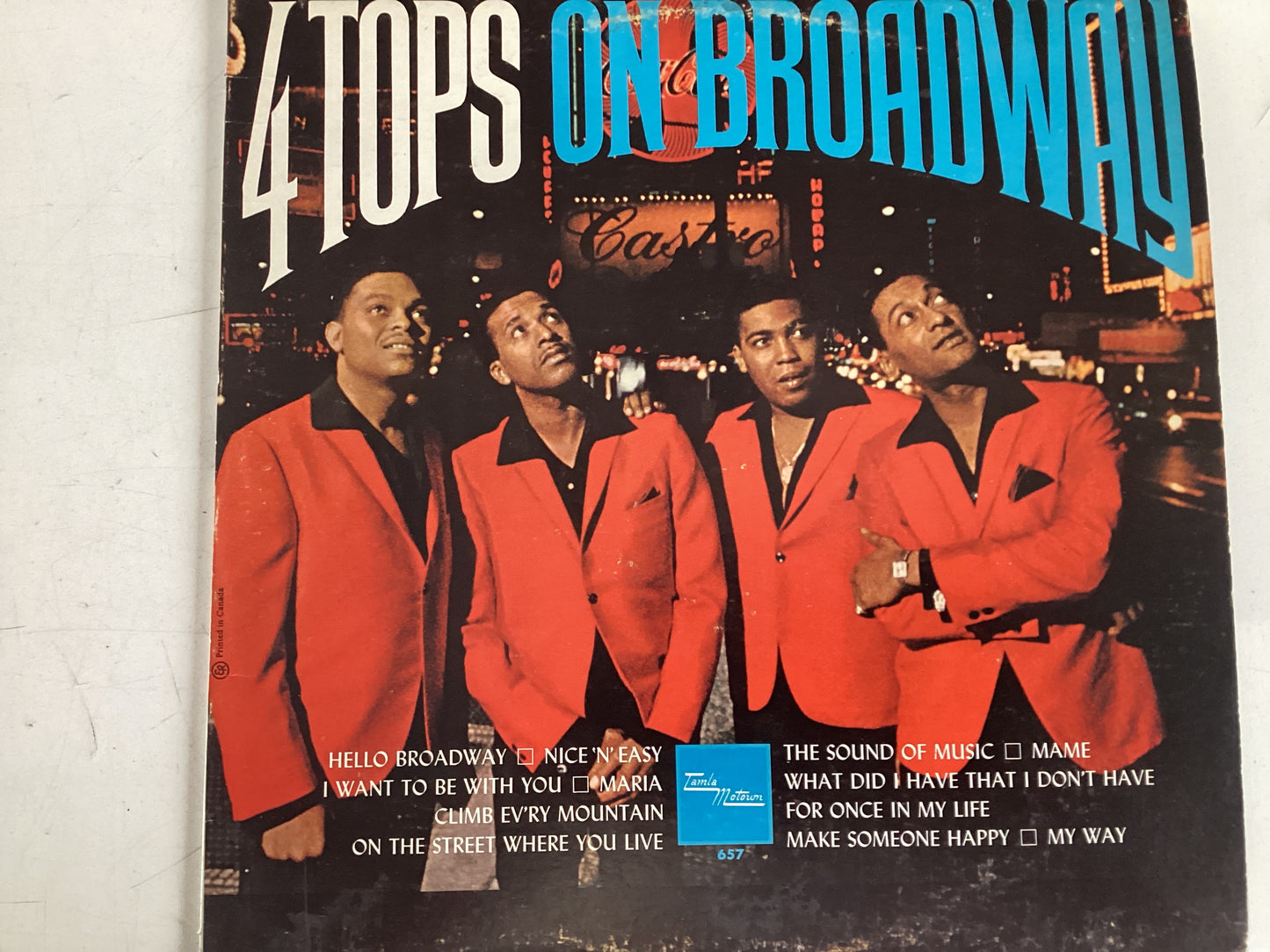 FOUR TOPS = ON BROADWAY (USA 1967) (USED)