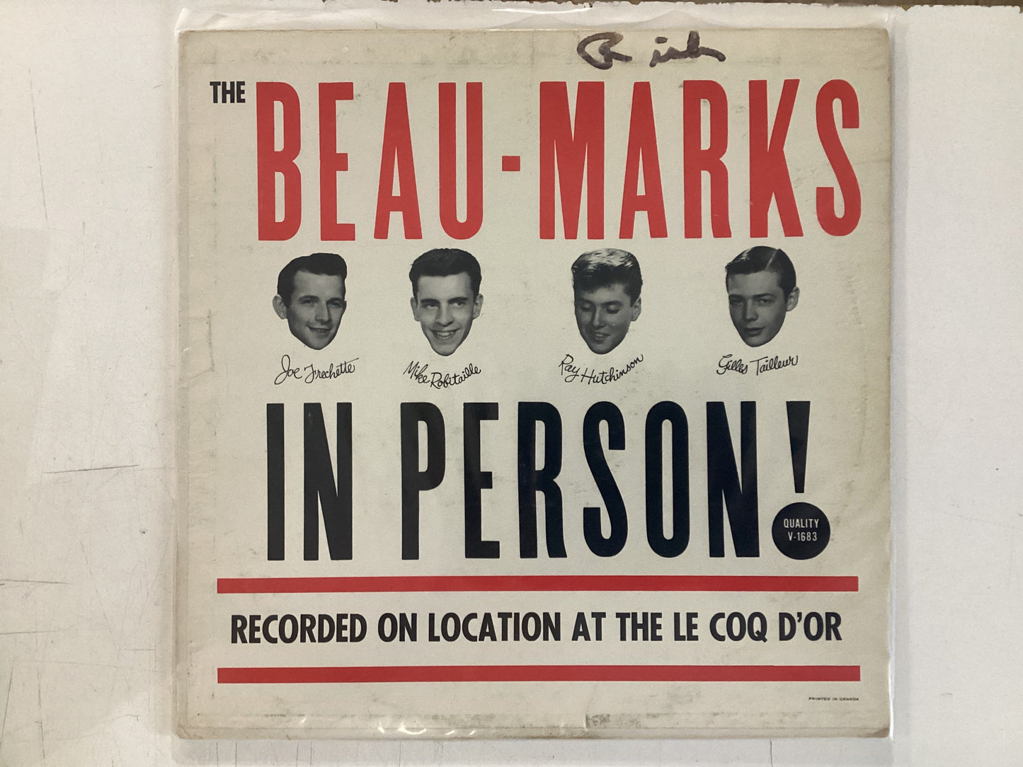 THE BEAU-MARKS = IN PERSON (CDA 1961) (USED)