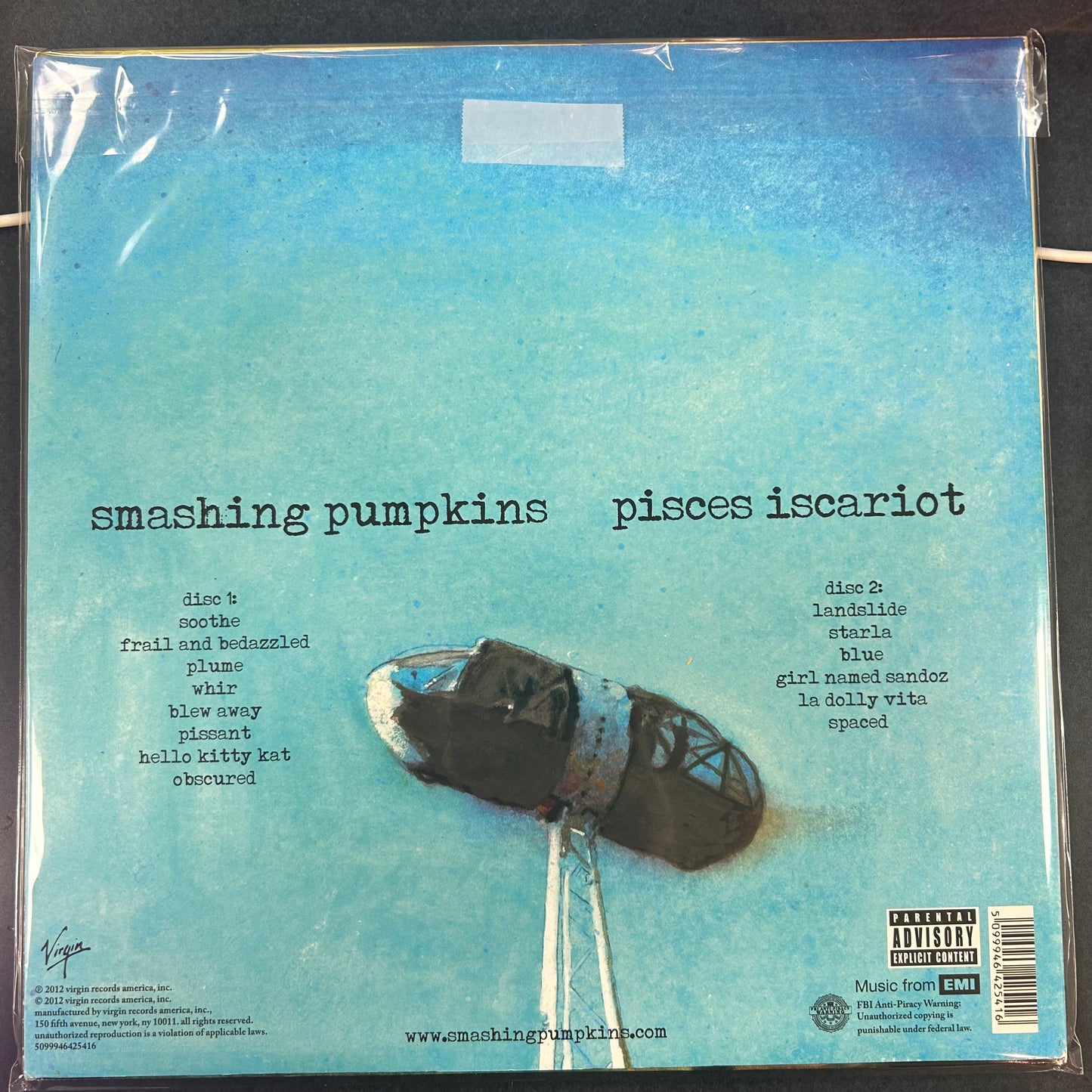SMASHING PUMPKINS = PISCES ISCARIOT (US 2012 REISSUE) (USED)