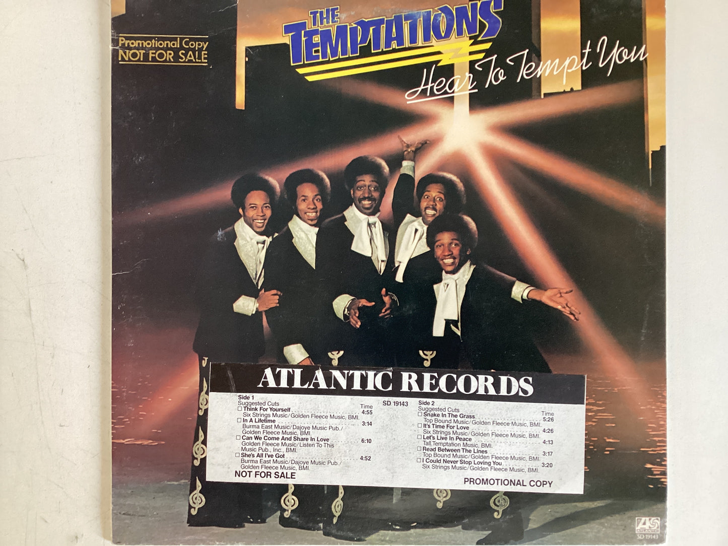THE TEMPTATIONS = HEAR TO TEMP YOU (USA 1977) (USED)