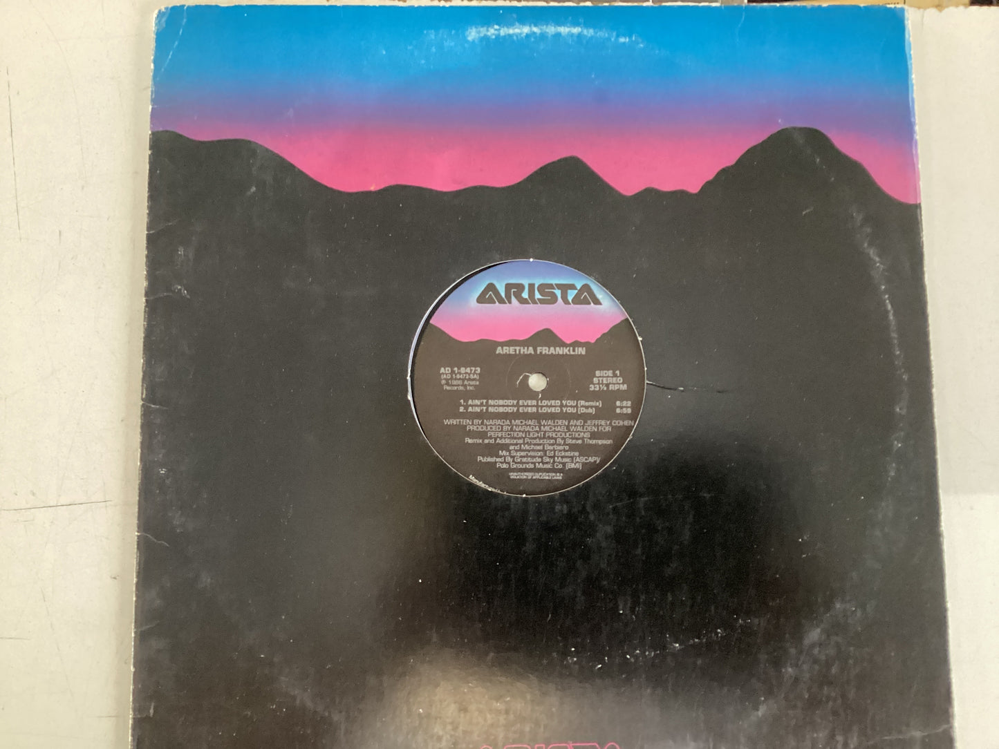 FRANKLIN, ARETHA = AIN’T NOBODY EVER LOVED YOU (USA 1986) (USED)