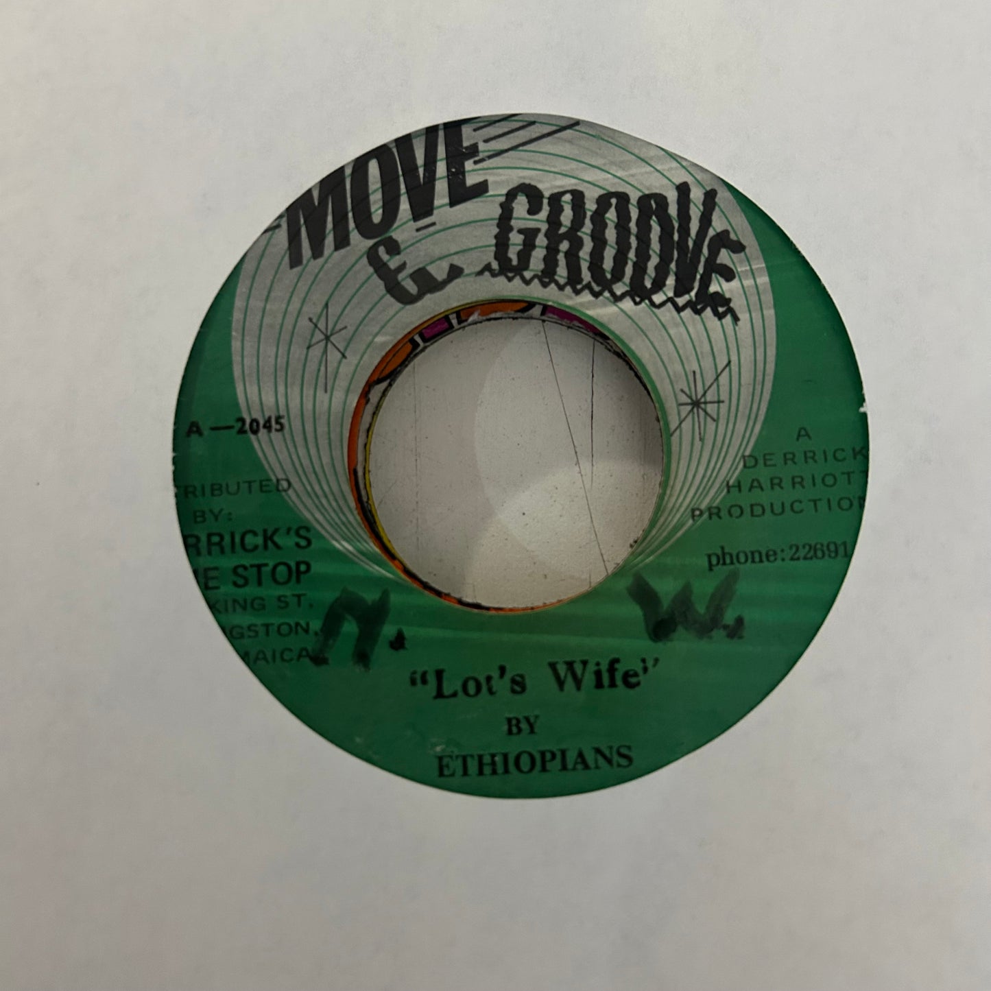 ETHIOPIANS / CRYSTALITES = LOT'S WIFE (7 IN.) (JAMAICA 1970s) (USED)