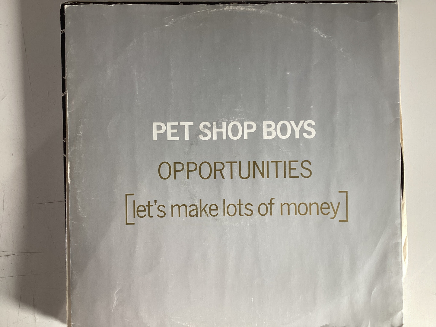 PET SHOP BOYS = OPPORTUNITIES (12 IN.) (USA 1986) (USED)