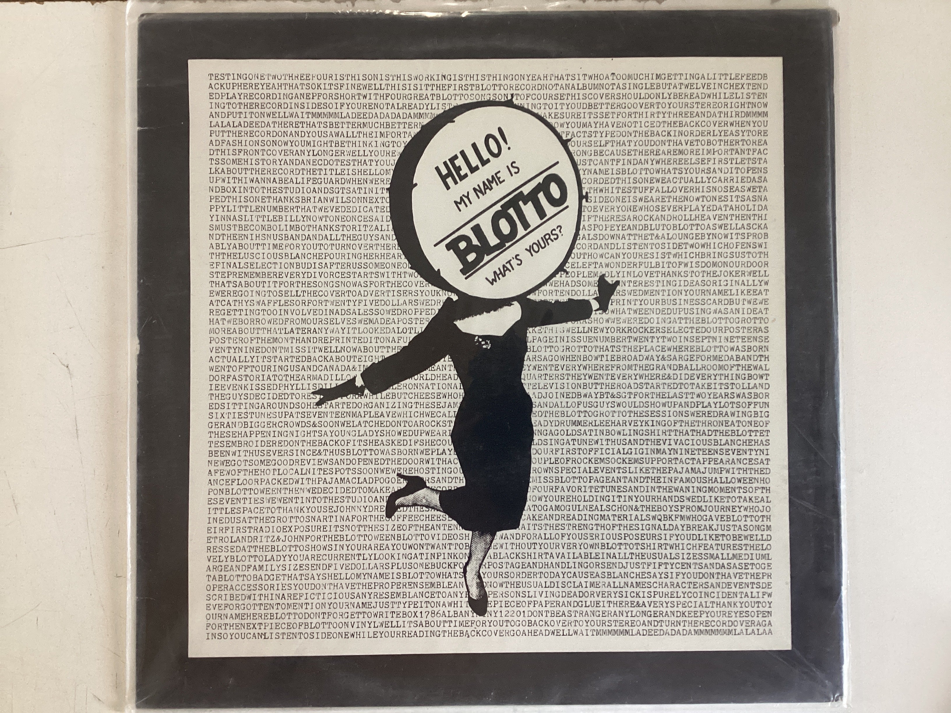 BLOTTO = HELLO MY NAME IS (USA 1983) (USED)