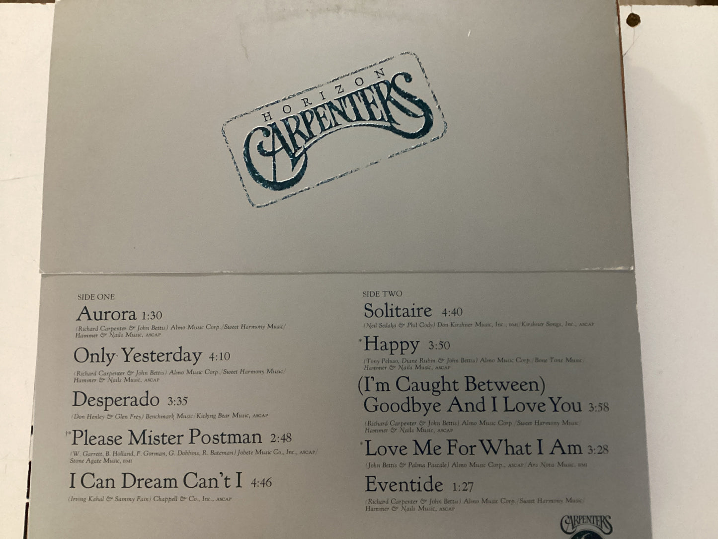 CARPENTERS = HORIZON (CDA 1974) (USED)
