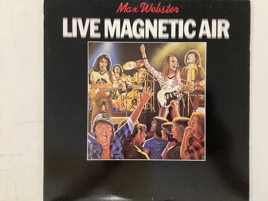 MAX WEBSTER = LIVE MAGNETIC AIR (CDA 1975) (USED)