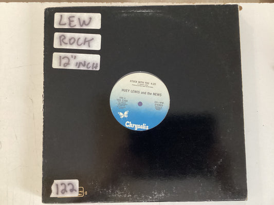 HUEY LEWIS & THE NEWS = STUCK WITH YOU (USA 1986) (USED)