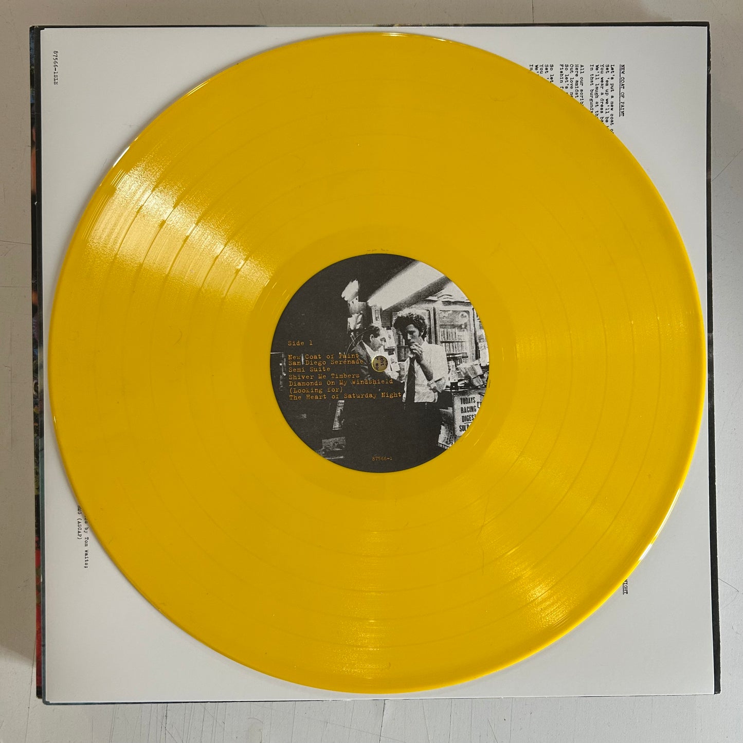 WAITS, TOM = HEART OF SATURDAY NIGHT (180G/YELLOW) (US 2018) (USED)