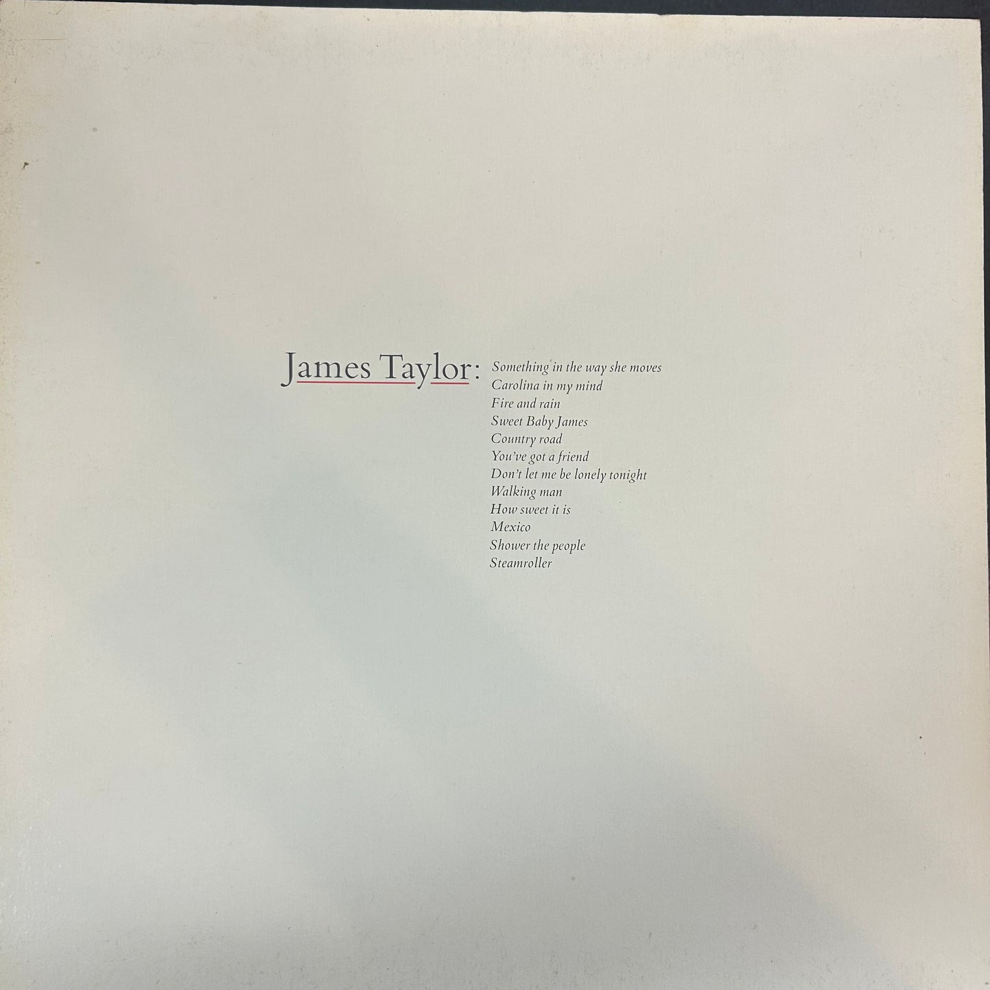 TAYLOR, JAMES = GREATEST HITS (CDN 1976) (USED)
