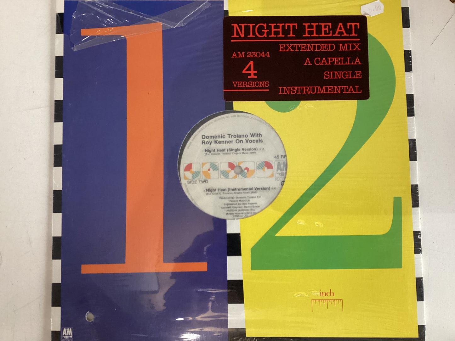 TROIANO, DOMENIC = NIGHT HEAT (CDA 1986) (USED)