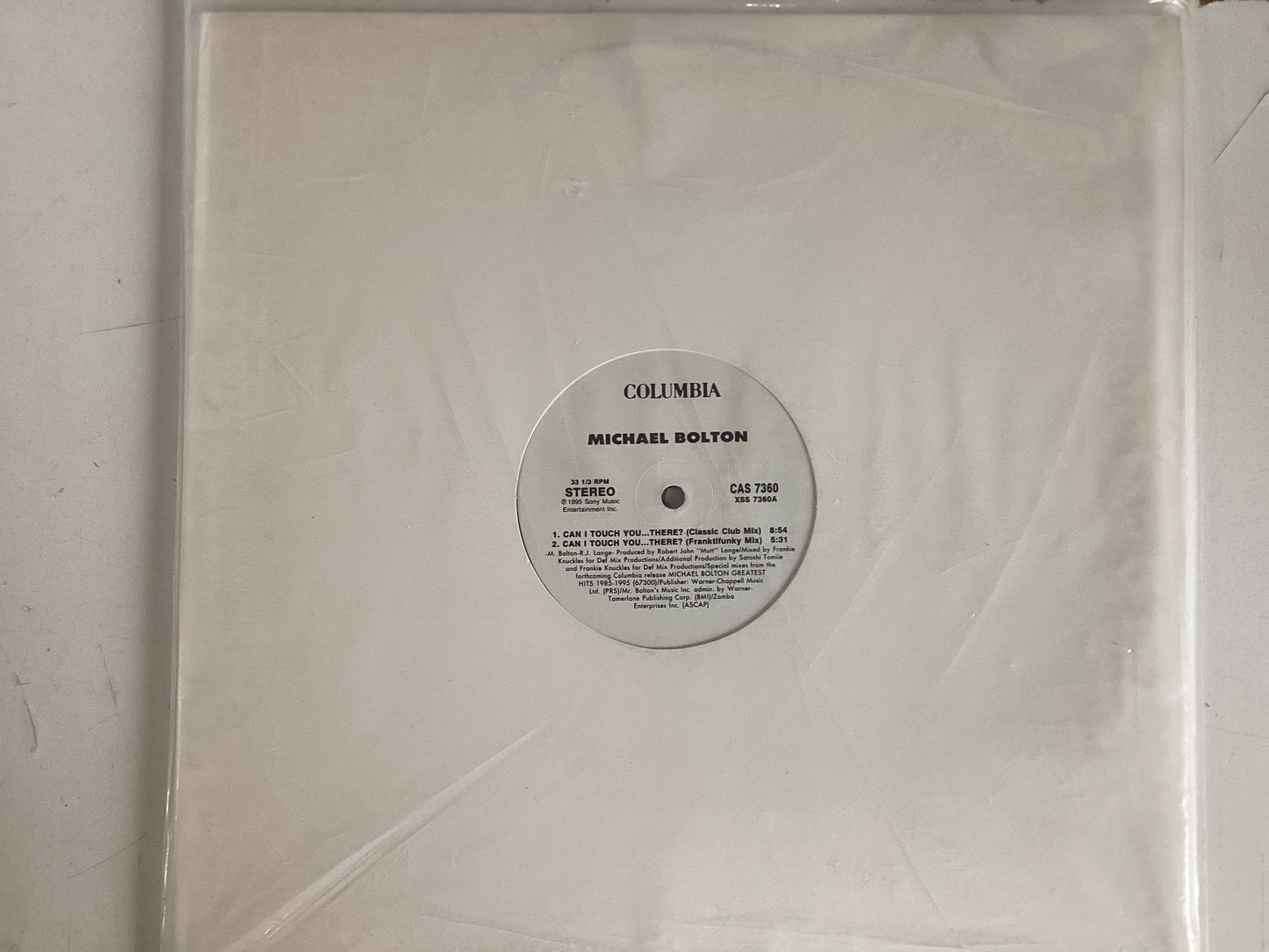 BOLTON, MICHAEL = CAN I TOUCH YOU THERE (USA 1995) (USED)