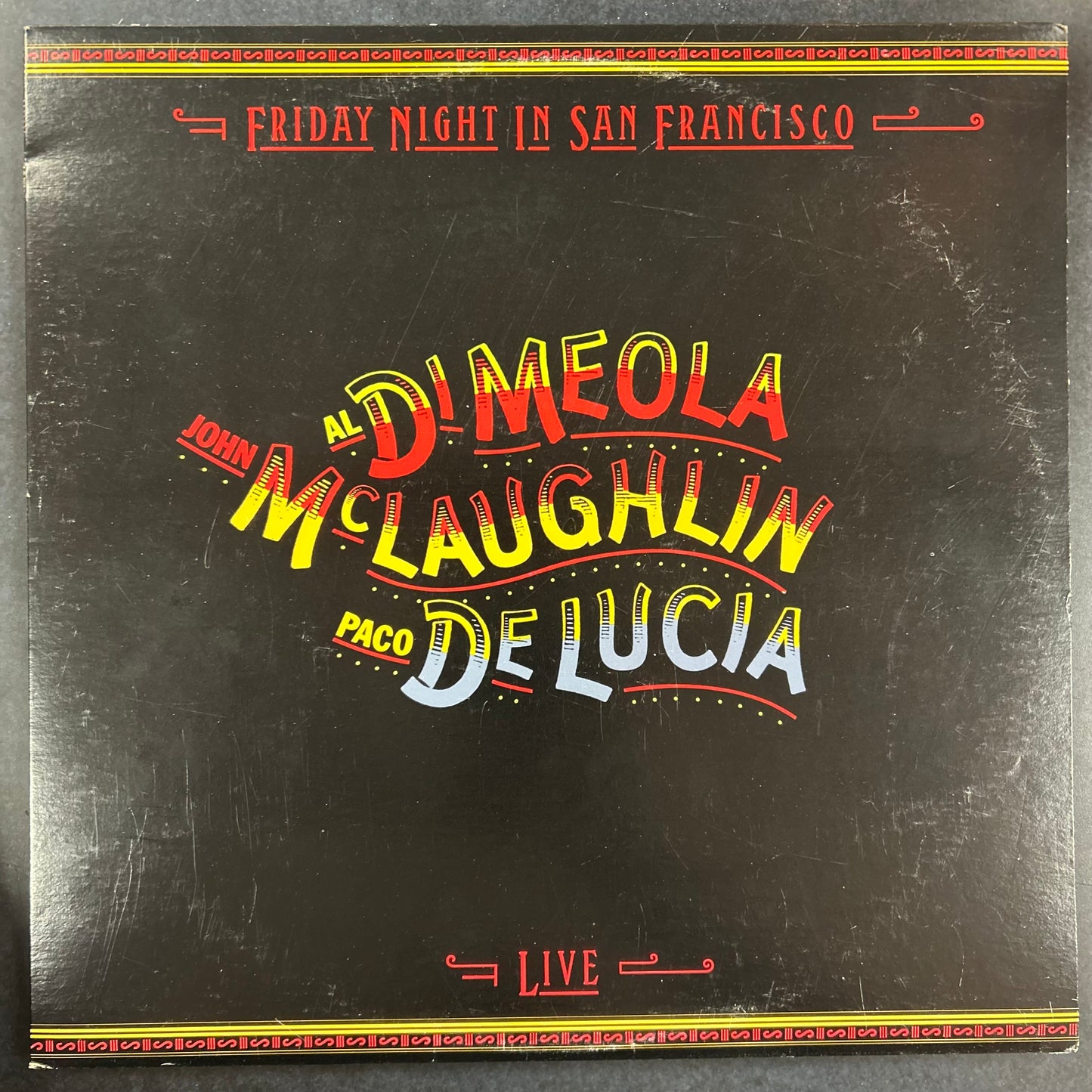 DI MEOLA, AL / MCLAUGHLIN, JOHN / DE LUCIA, PACO = FRIDAY NIGHT IN SAN FRANCISCO (CDN 1981) (USED)