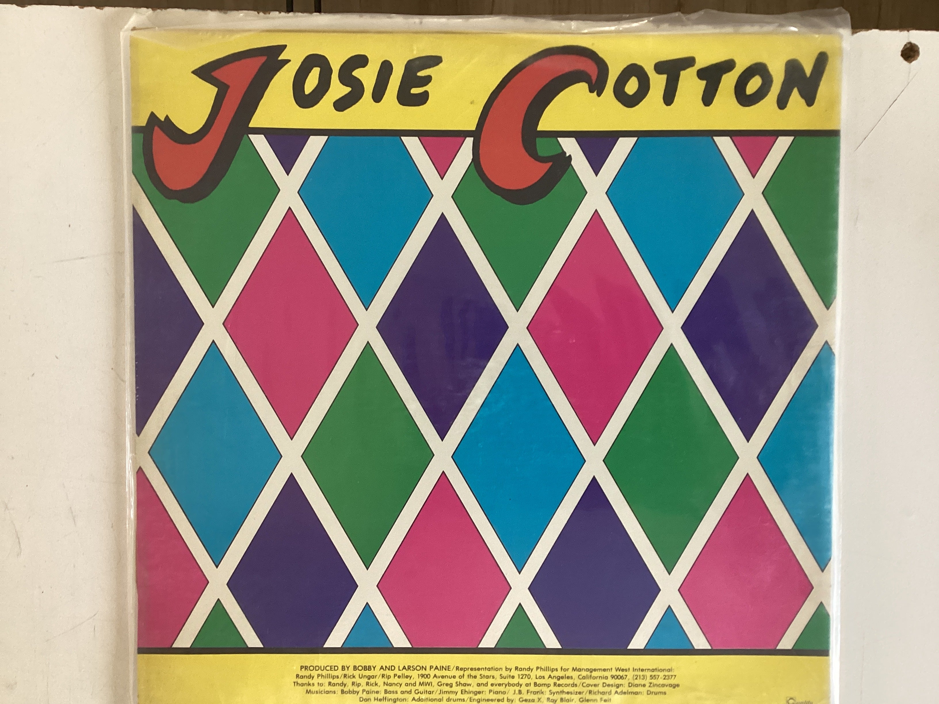 COTTON, JOSIE = JOHNNY ARE YOU QUEER (CDA 1981) (USED)