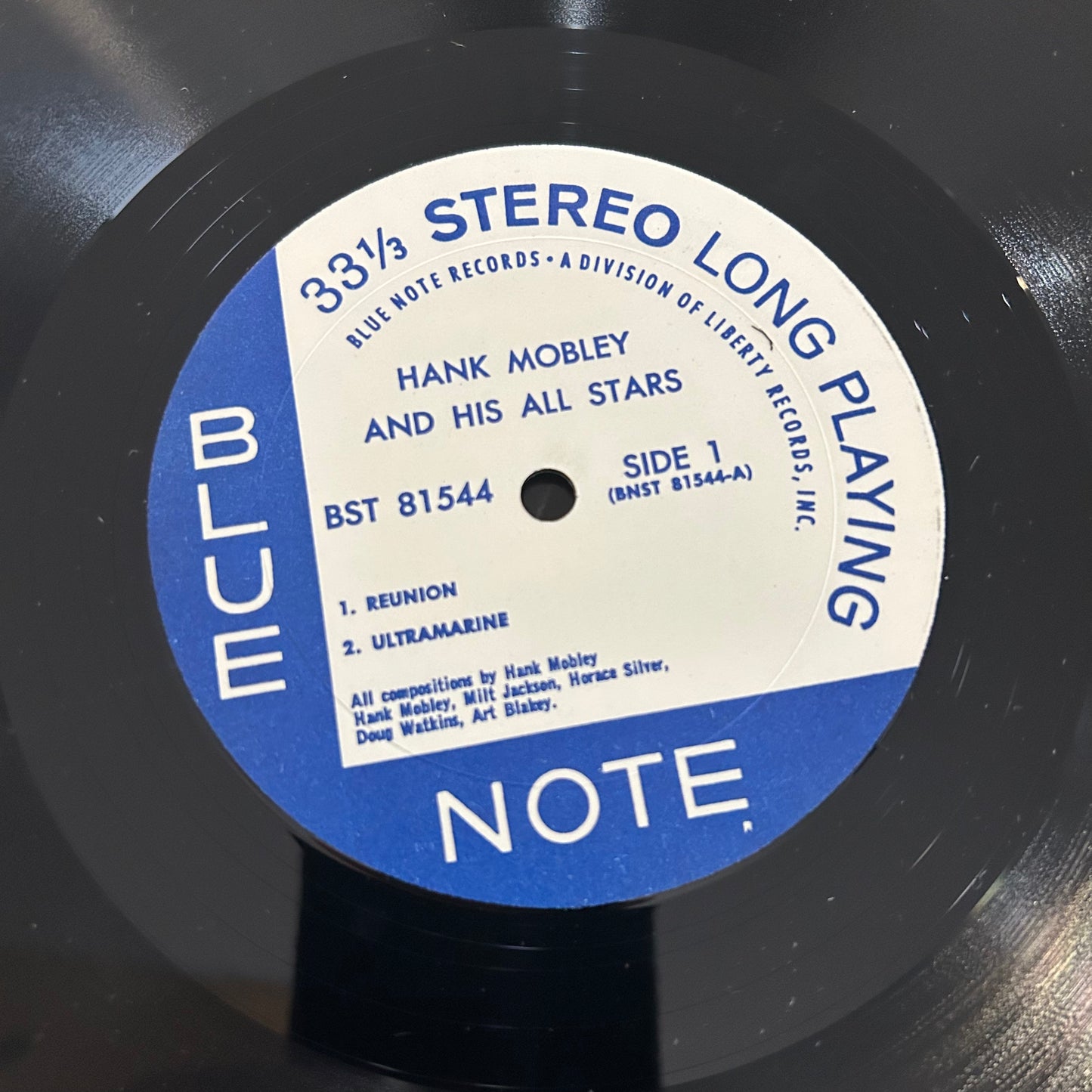 MOBLEY, HANK = AND HIS ALL STARS (US 1967 REISSUE) (USED)