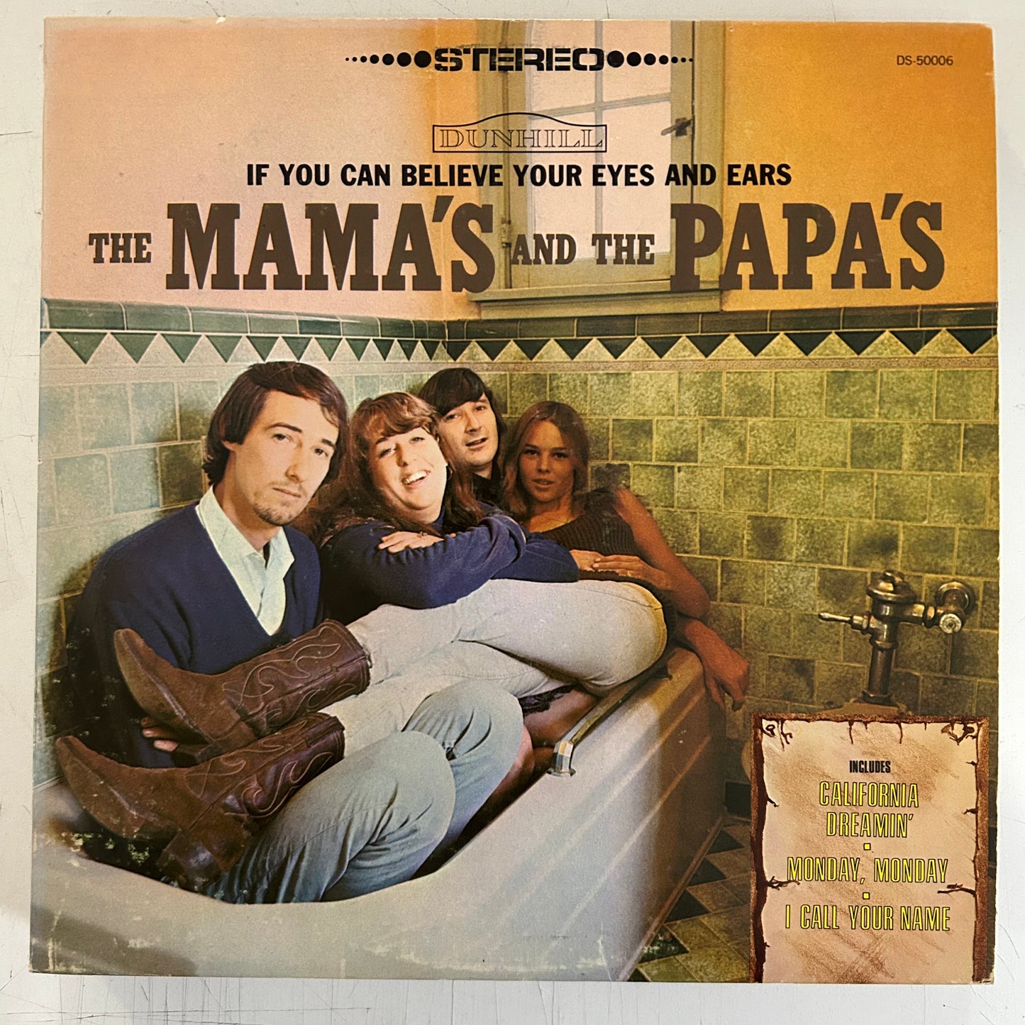 MAMAS & THE PAPAS = IF YOU CAN BELIEVE YOUR EYES AND EARS (US 1966) (USED)