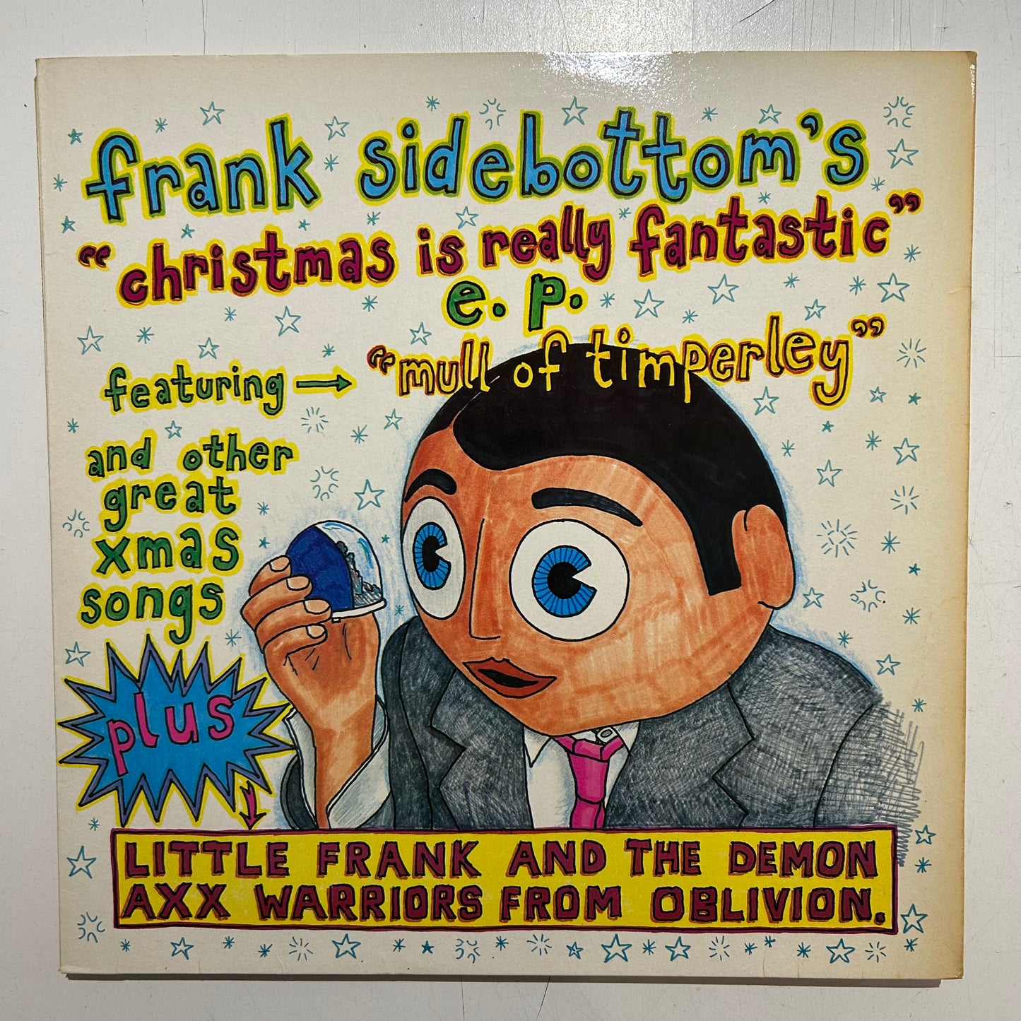 FRANK SIDEBOTTOM = CHRISTMAS IS REALLY FANTASTIC EP (12 IN.) (UK 1986) (USED)