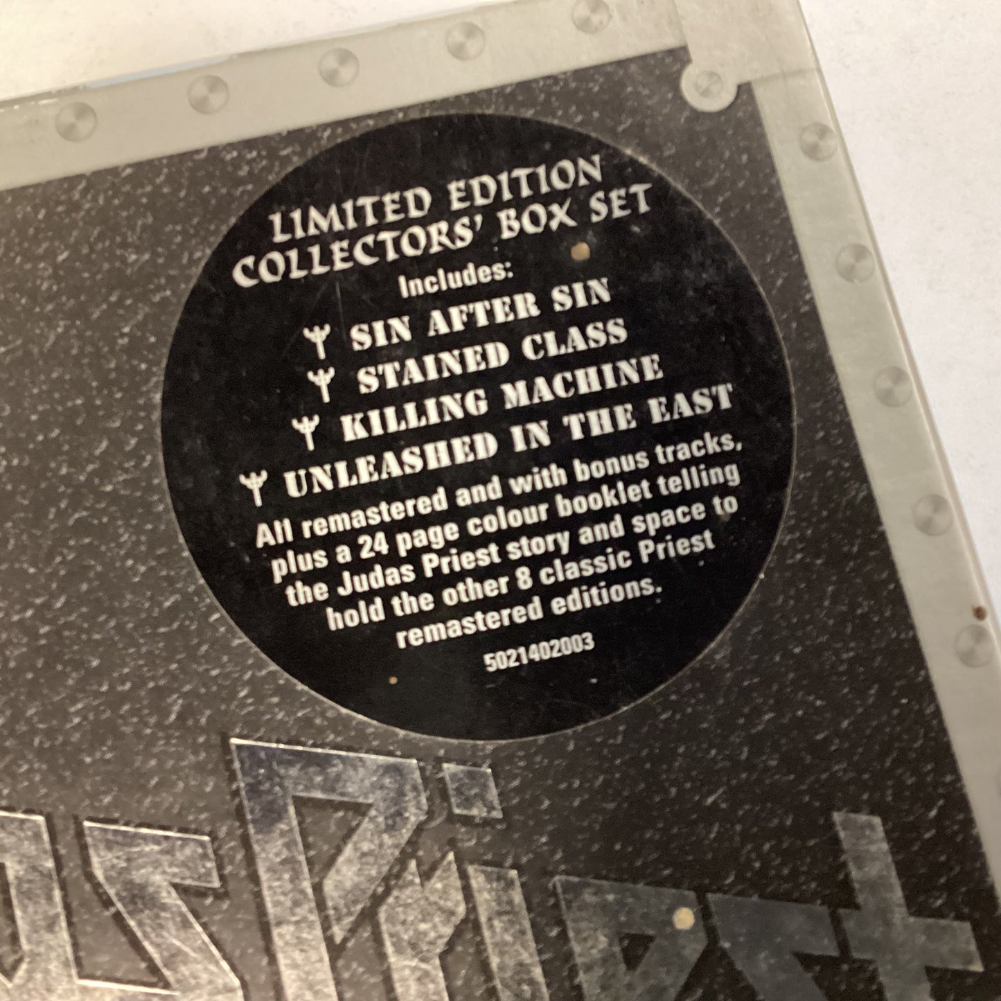 JUDAS PRIEST = RE-MASTERS (BOX) (USED)