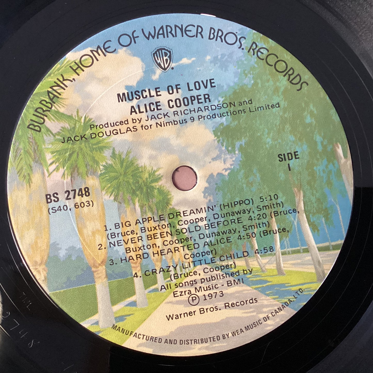ALICE COOPER = MUSCLE OF LOVE (CDN 70S REISSUE) (USED)
