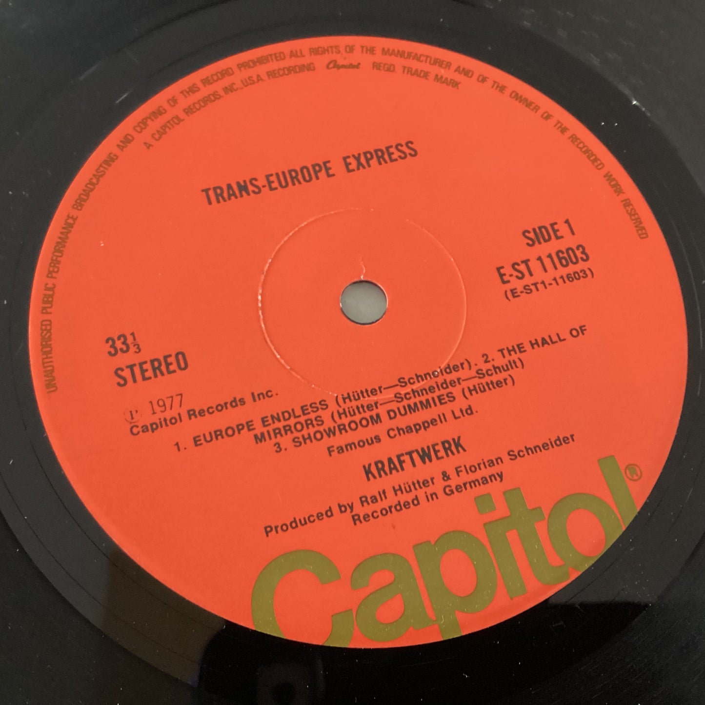 KRAFTWERK = TRANS-EUROPE EXPRESS (UK 1977) (USED)