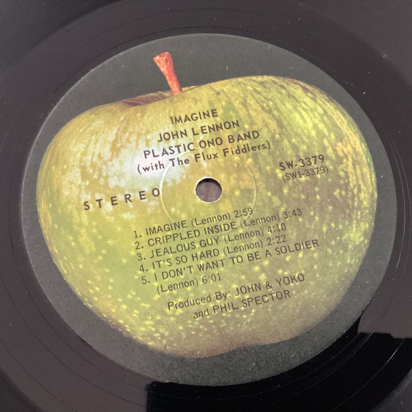 LENNON, JOHN = IMAGINE (CDN APPLE LABEL COMPLETE) (USED)