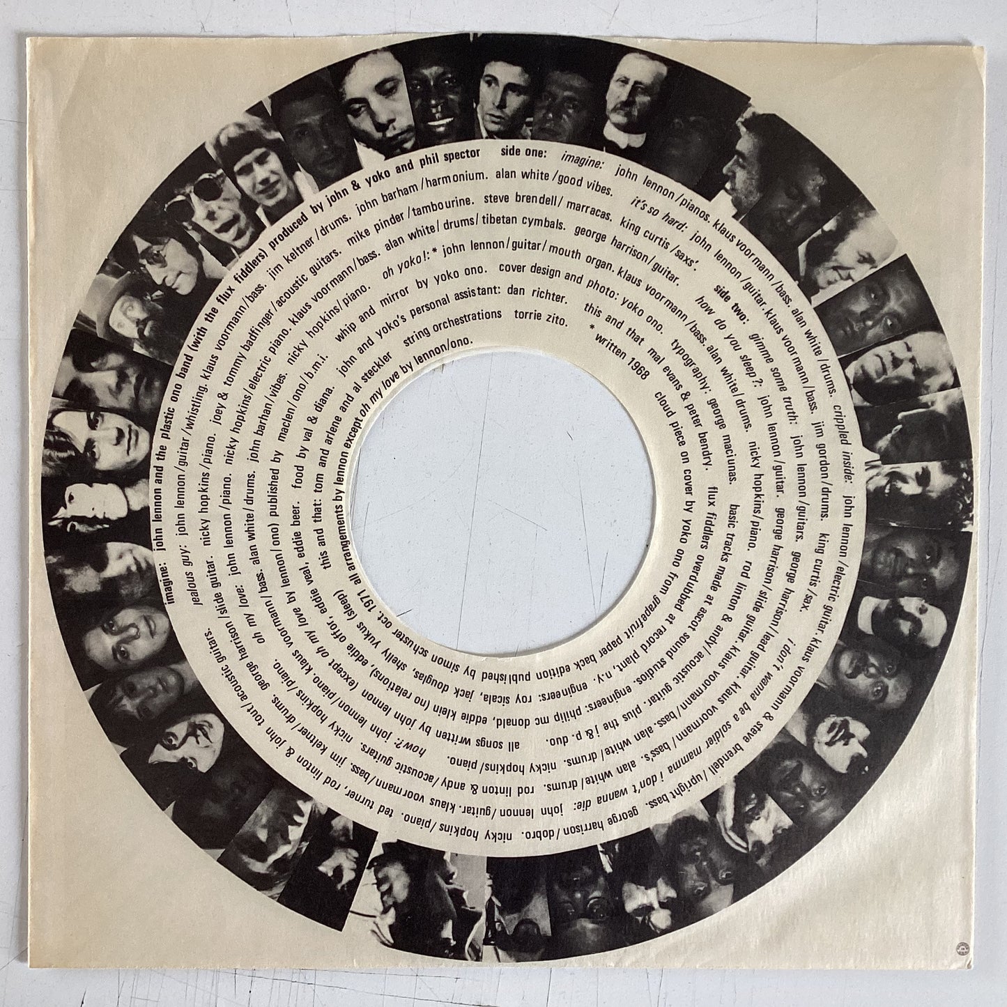 LENNON, JOHN = IMAGINE (CDN APPLE LABEL COMPLETE) (USED)